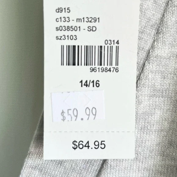 NWT Lane Bryant Grey Knit V- Neck Kimono Sleeve Mixed Media Sheer Top Sz… - Picture 13 of 13